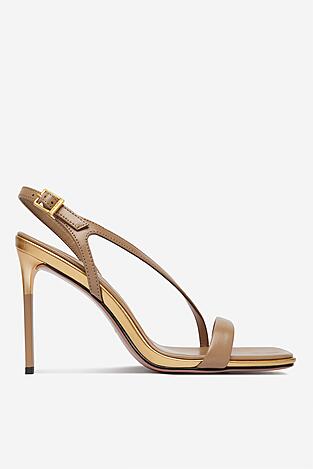 Sandały EVA MINGE ROSEMARY-LT1520-2 Beżowy ciemny