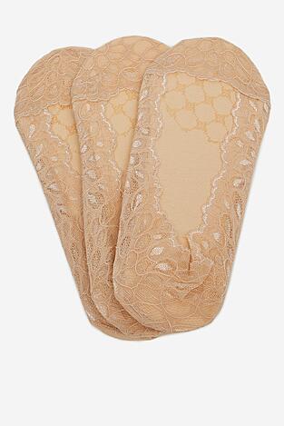 Zokni NINE WEST LA_NW_4WB_004_SS25 (3-PACK) BÉZS