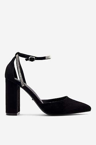 Czółenka DeeZee LISA KL-HT4587-21 Czarny