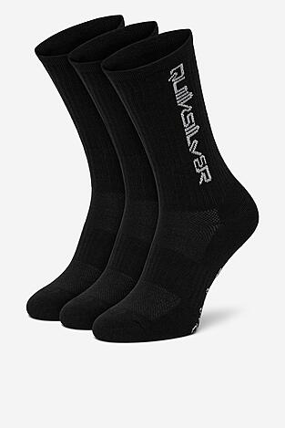 Чорапи QUIKSILVER AS_QUIKSILVER_100W_SS25 (3-PACK) ЧЕРЕН