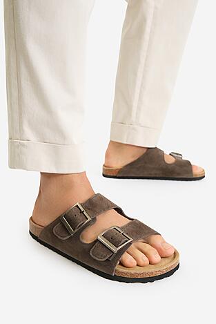 Klapki Go Soft EOHP-ALMELO-01 Brązowy