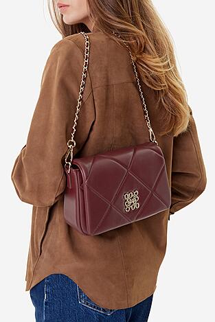 Torebka NINE WEST CEO-ANNA-LA482-3299 Bordowy