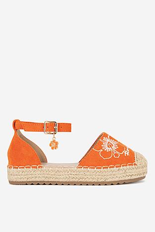 Espadrilky ROXY CSS21597-01 ORANŽOVÁ