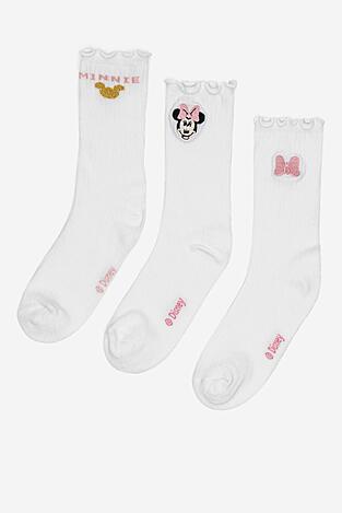 Чорапи Mickey&Friends ACCCS-AW24-116DSTC (3-PACK) БЯЛ