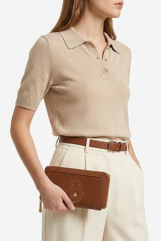 Portfel Beverly Hills Polo Club CWBEO-BHPC-W1-009-SS26 Brązowy