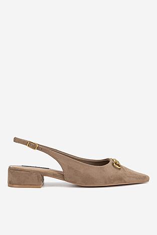 Baleriny NINE WEST WFA2991-1 Beżowy ciemny