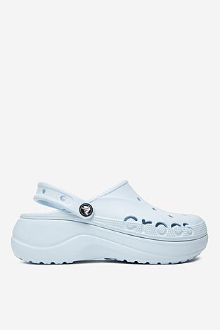Klapki basenowe Crocs C-BAYA PLATFORM CLOG 208186-4JQ Niebieski