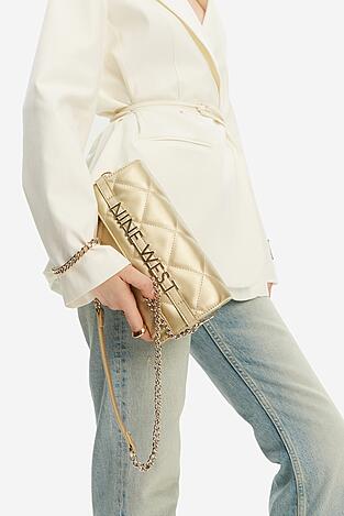 Дамска чанта NINE WEST GLAR2 ЗЛАТИСТ