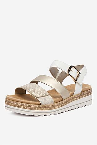 Sandały Remonte CEO-D0Q55-92 Złoty