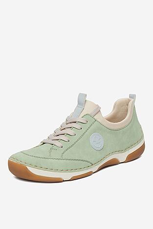 Półbuty Rieker CEO-55950-52 Seledynowy