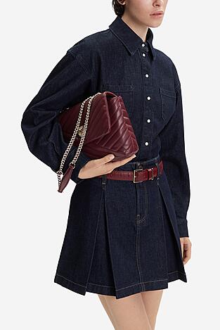 Дамска чанта NINE WEST CEO-SUSAN-LA513-561 БОРДО