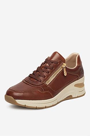 Sneakers Rieker N9301-25 Brązowy