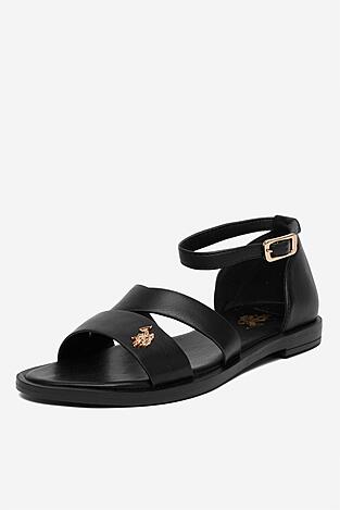 Sandały U.S. POLO ASSN. EO-CASSIE003W/6Y1 Czarny