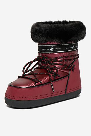 Botki Beverly Hills Polo Club GH-9094 Bordowy