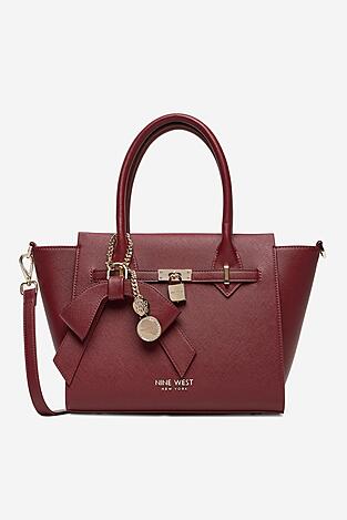 Torebka NINE WEST CEO-CHELSEA-CHARM-II-LX10185 Bordowy