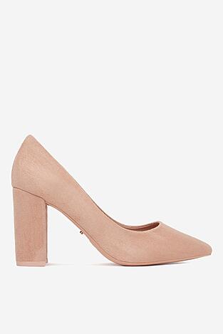 Czółenka DeeZee DZ0010 LIGHT PINK SU Różowy jasny