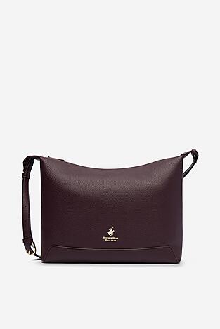 Torebka Beverly Hills Polo Club CEO-BHPC-L-005-10 Bordowy ciemny