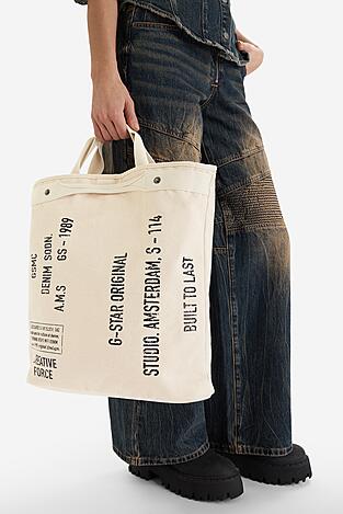 Kézitáska G-STAR RAW EO-XC8537A CSONTSZÍNŰ