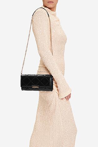 Kézitáska NINE WEST CEO-MONTANA-LDA7800A FEKETE