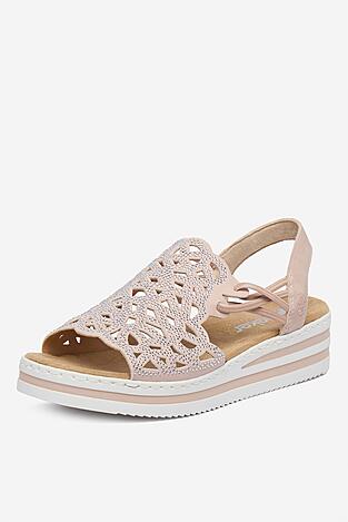 Sandały Rieker CEO-V0241-31 Złoty