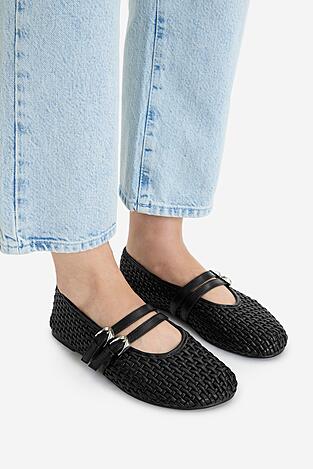 Baleriny Jenny CEO-HY8172-1 Czarny