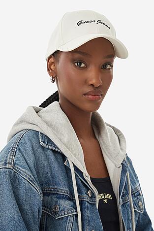 Czapka z daszkiem GUESS JEANS CEO-GJ-U3-003-SS26 Biały