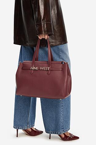 Geantă de mână NINE WEST EO-MANHATTAN-MUSE-I-LX10192 GRENA