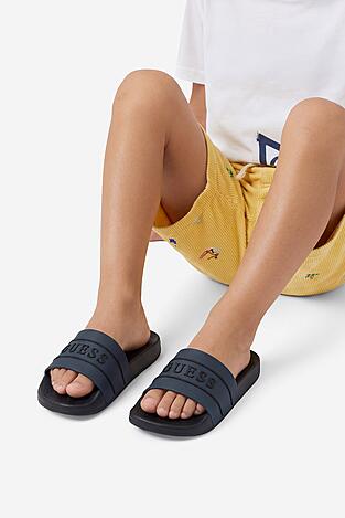 Klapki basenowe GUESS CEOWB-K250041(CH) Granatowy