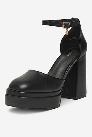 Czółenka DeeZee LW85478-6 Czarny
