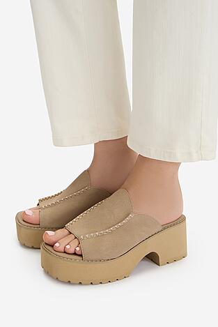 Klapki Jenny CEO-LB-G9338A Beżowy