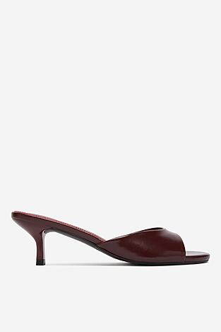 Klapki Jenny CEO-HY2369-1 Bordowy