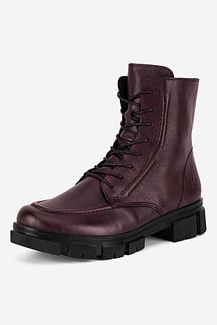 Trzewiki Rieker Y7107-35 Bordowy ciemny