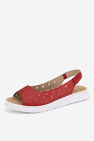 Sandały Rieker V9162-33 Czerwony