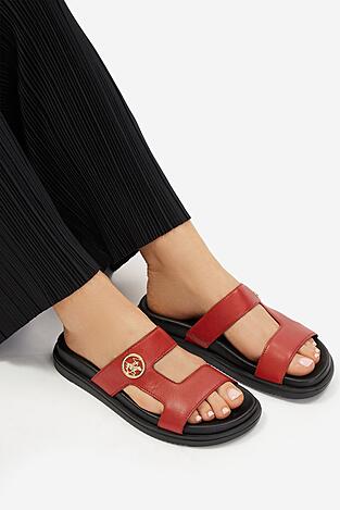 Klapki Beverly Hills Polo Club EO-WI16-SERDINIA-04 Czerwony