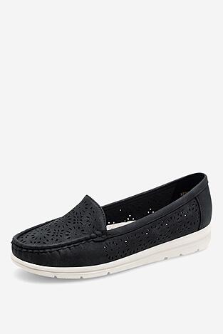 Mokasíny Clara Barson KFB22SH002 ČERNÁ