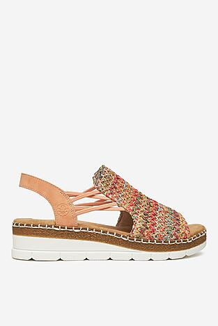 Sandały Rieker V1241-90 MIX