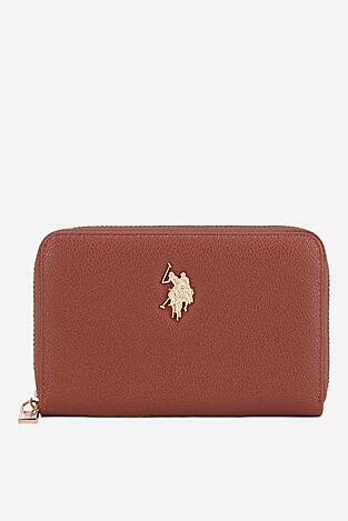 Portfel damski U.S. POLO ASSN. BIUXT8383WVP Miedziany