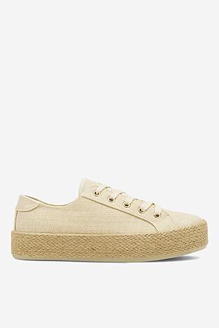 Espadrilky DeeZee WSK1576-01 BÉŽOVÁ