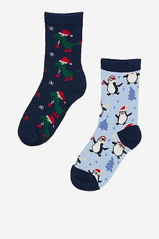 Чорапи Action Boy 8KB-006-AW23 (2-PACK) СИН