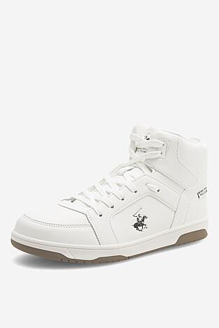 Sneakerși Beverly Hills Polo Club NP-BOOM ALB