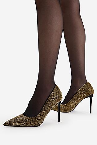 Czółenka EVA MINGE EO-LUISA-LT9058-8 Złoty