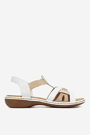 Sandały Rieker CEO-65918-81 Biały