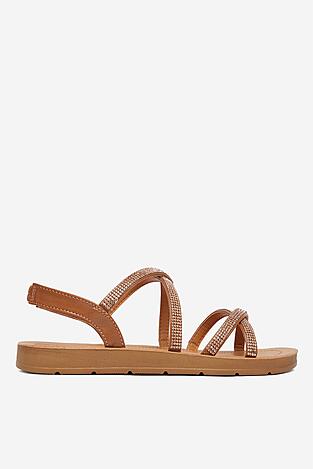 Sandały Jenny CEO-WSS20401-13 Brązowy jasny