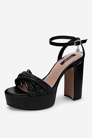 Sandály NINE WEST WFA2736-1 ČERNÁ