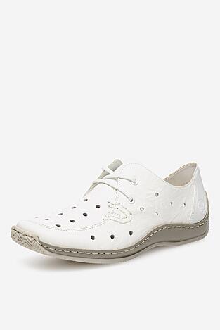 Félcipő Rieker L1715-80 FEHÉR