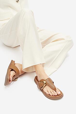Klapki Gino Rossi CLAUDIE-R25SS03088 Camel