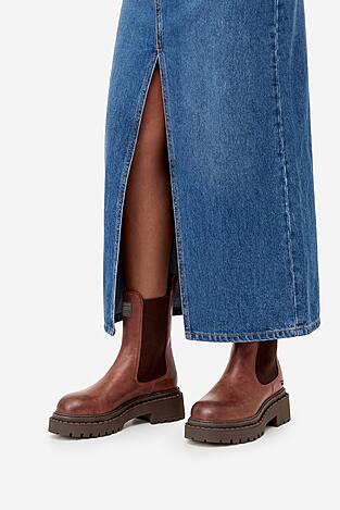 Боти G-STAR RAW EO-DAMLA-25FW26 ТЪМНОКАФЯВ