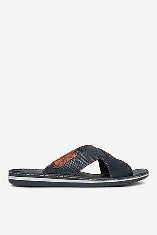 Klapki Rieker 21098-14 Granatowy
