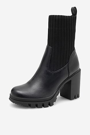 Botki DeeZee EMADE WS5955-07 Czarny