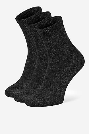 Ponožky NINE WEST CEO_AS_NW_02_Z_AW25 (3 PACK) ČIERNA